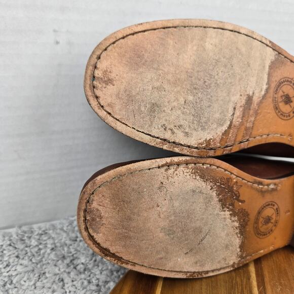 Martin Dingman Mens 9M All American Saddle Brown Leather Daily Penny Loafer - Picture 9 of 13